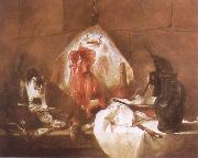 Jean Baptiste Simeon Chardin The Ray oil on canvas
